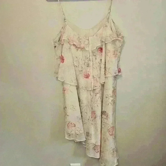 A New Day Floral Sundress Sleeveless Tiered Assymetrical Sz XL Spring Summer - Picture 6 of 11